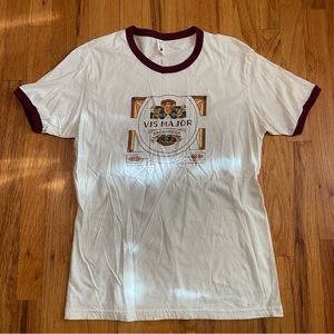 VIS MAJOR BREWING CO | Ringed Short Sleeve Tee Shirt
